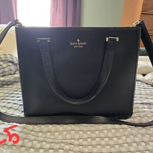 Kate Spade Black Leather Shoulder Bag